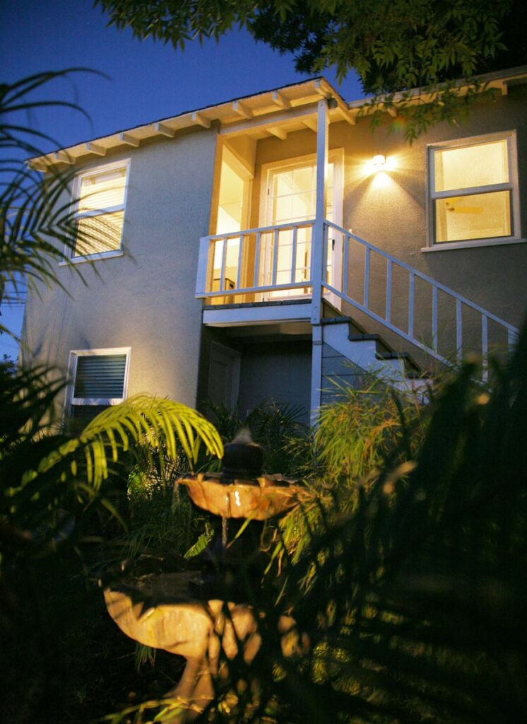 Evening View of guest house bed and breakfast