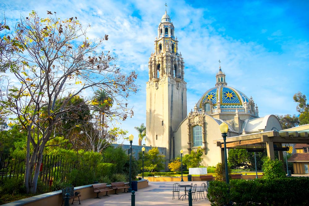 San Diego's Balboa Park Bell Tower in San Diego California