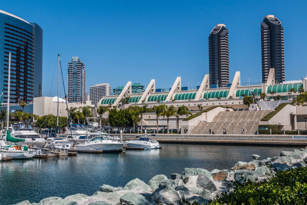 Convention Center exterior view - just 6 miles from bed and breakfast.