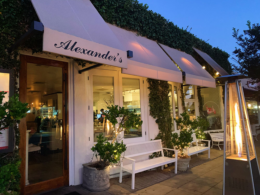 Alexander's on 30th - Our favorite Italian restaurant in San Diego. A five-minute walk from the bed and breakfast. 